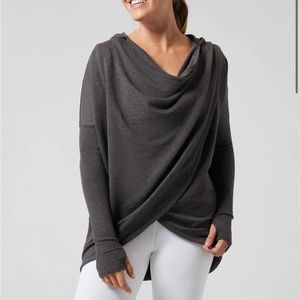 Athleta Purana Draped Hoodie